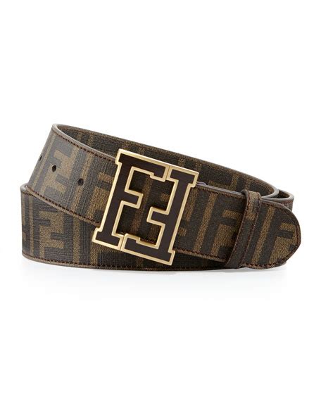 fendi zucca college belt real vs fake|Fendi zucca logo.